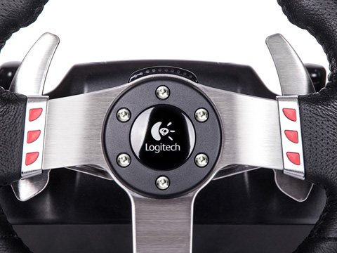 The Logitech G27 steering wheel (for PlayStation and PC)