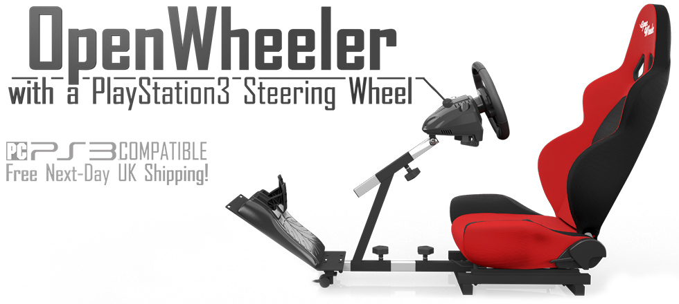 OpenWheeler with a PlayStation 3 Steering Wheel