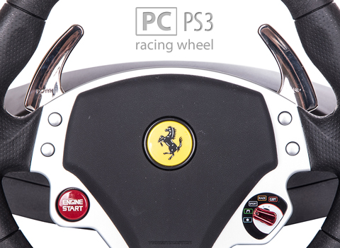 A PlayStation 3 & PC-Compatible Racing Game Wheel