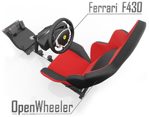 Ferrari F430 Force Feedback Racing Game Wheel
