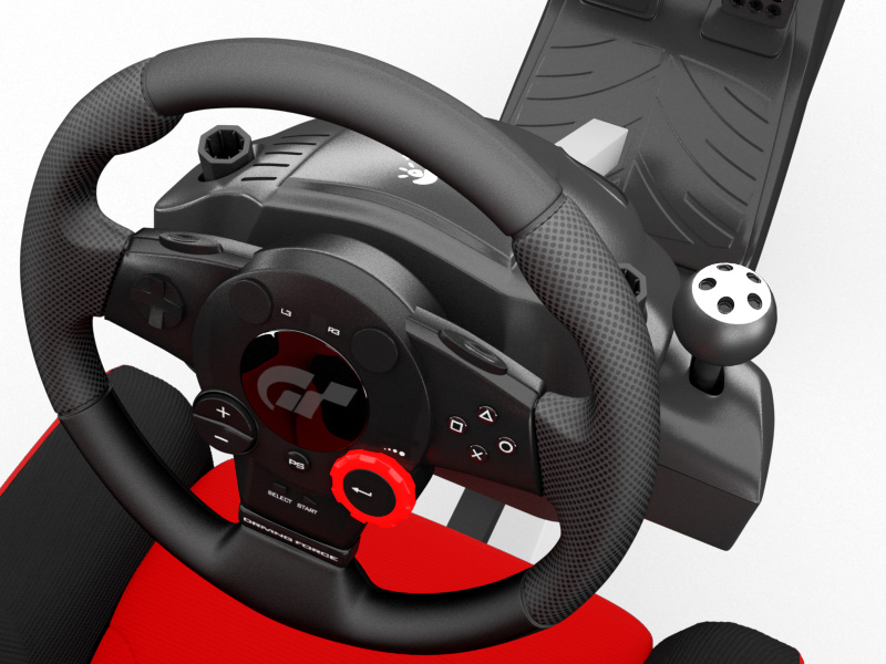 A Logitech Force GT steering wheel gallery
