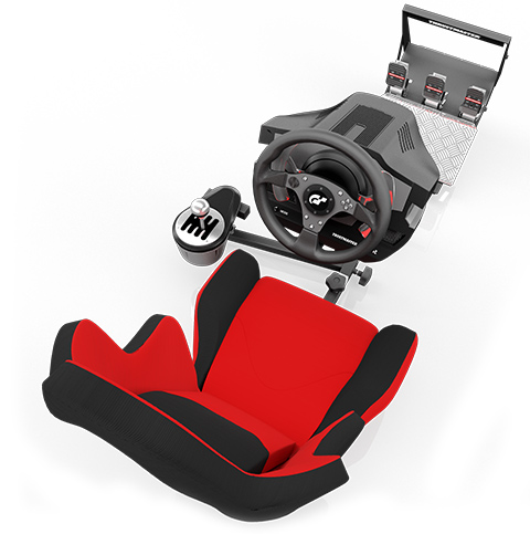 OpenWheeler+ gaming seat plus Thrustmaster TH8RS + Thrustmaster T500 RS recommendation.