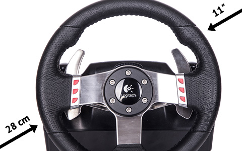 Technical data about the Logitech G27 steering wheel