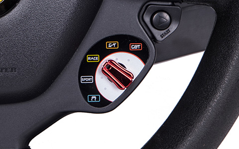 Developed primarily with the Xbox 360 in mind, the 28-cm-wide Thrustmaster Ferrari 458 Italia wheel is PC-compatible as well