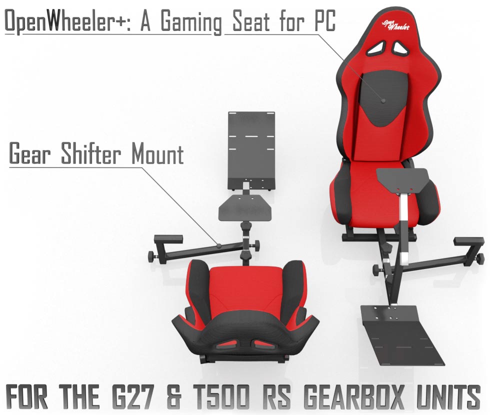 OpenWheeler+. A Gaming Seat for PC.3