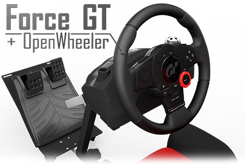 OpenWheeler Racing Seat plus the Logitech Driving Force GT Racing Wheel
