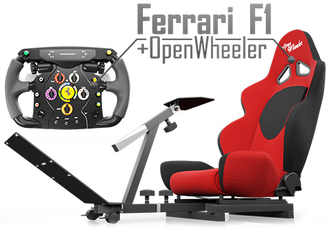 OpenWheeler Racing Seat plus Thrustmaster’s Ferrari F1 Racing Wheel