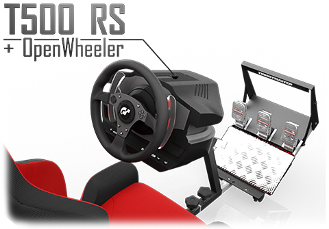 OpenWheeler Racing Seat plus the Thrustmaster T500 RS Racing Wheel