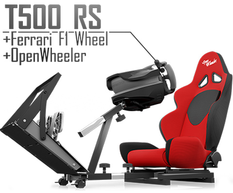 OpenWheeler Racing Seat plus the Thrustmaster T500 RS Racing Wheel plus Thrustmaster's Ferrari F1 Racing Wheel
