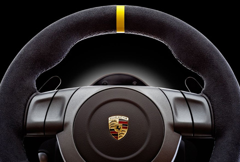 Original Porsche 911 GT3 RS steering wheel design
