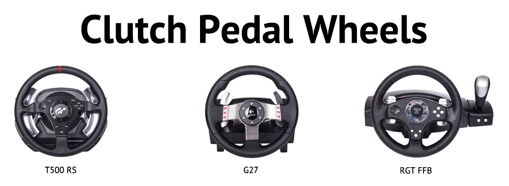 Steering Wheels with a Clutch Pedal