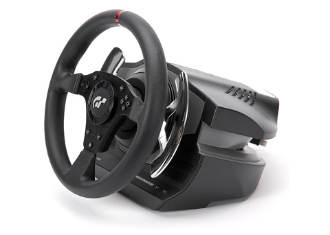 The Thrustmaster T500 RS steering wheel