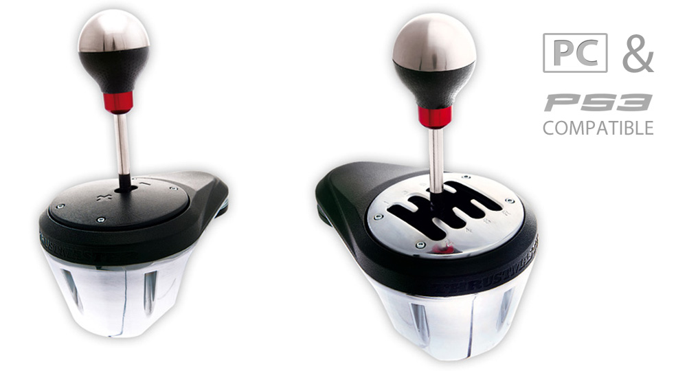 The TH8 RS gear shifter is PC-compatible