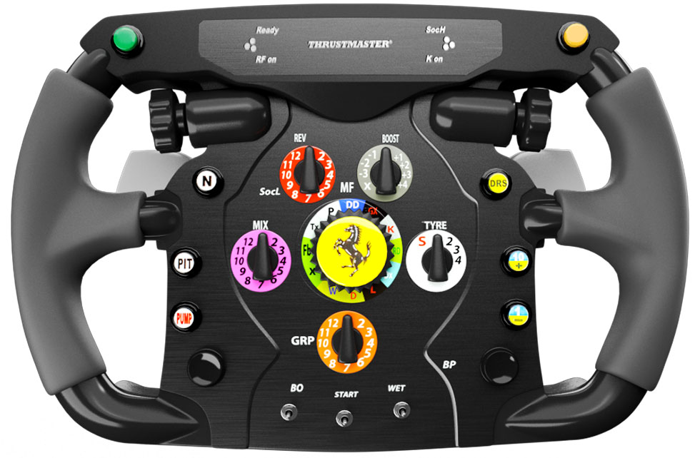 A review of the Thrustmaster Ferrari F1 wheel (a T500 RS add-on)