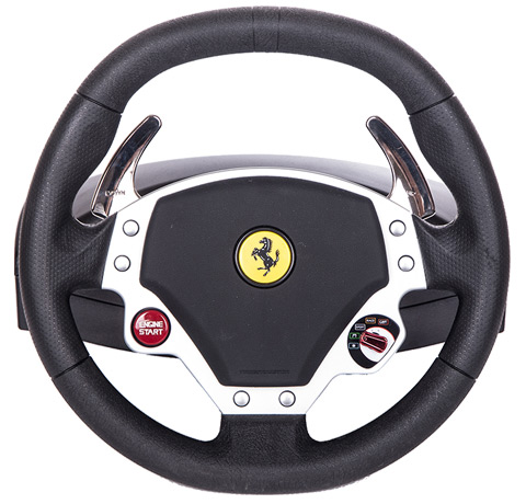 The Ferrari F430 Force Feedback Racing Game Wheel