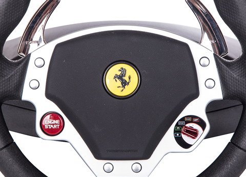 Thrustmaster Ferrari F430 racing wheel - overall layout