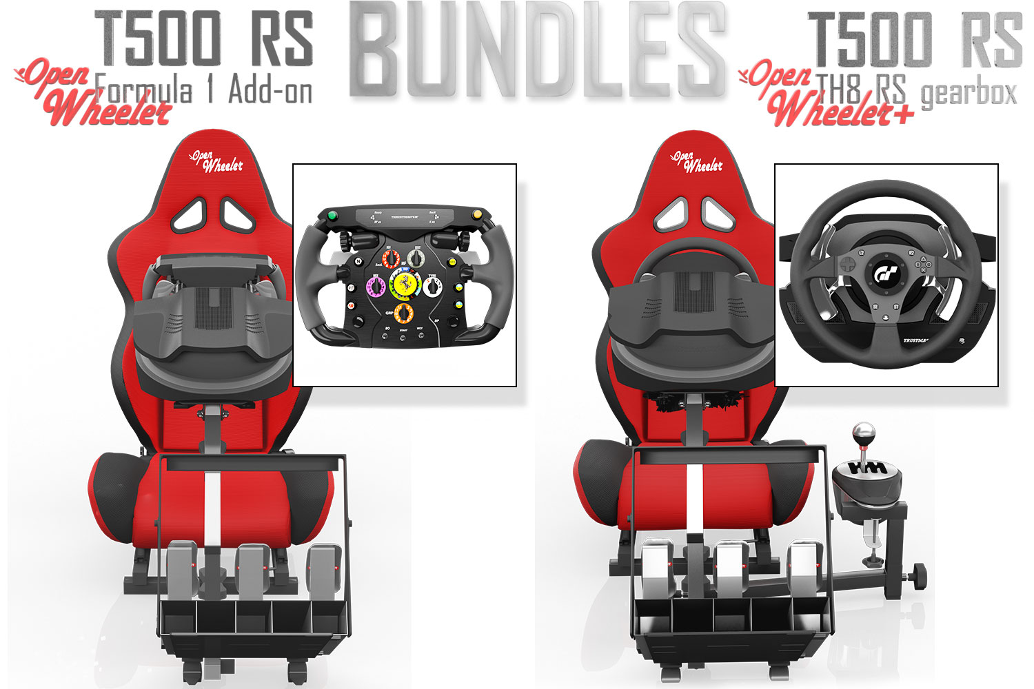 The T500 RS/TH8 RS/OpenWheeler+ and T500 RS/Ferrari F1/OpenWheeler - A Special Bundles