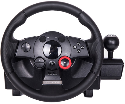 Logitech's Gran Turismo 5 Wheel: Driving Force GT - A+E Interactive